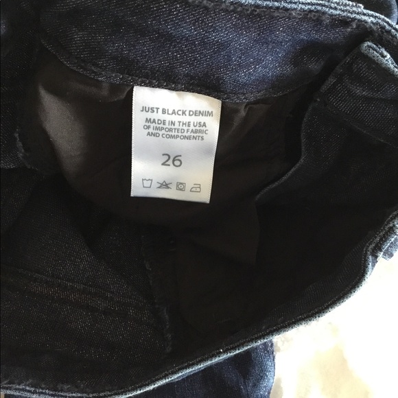 Just Black blue skinny jeans, metallic finish - Picture 4 of 5